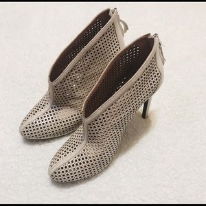 Vince Camuto perforated booties
